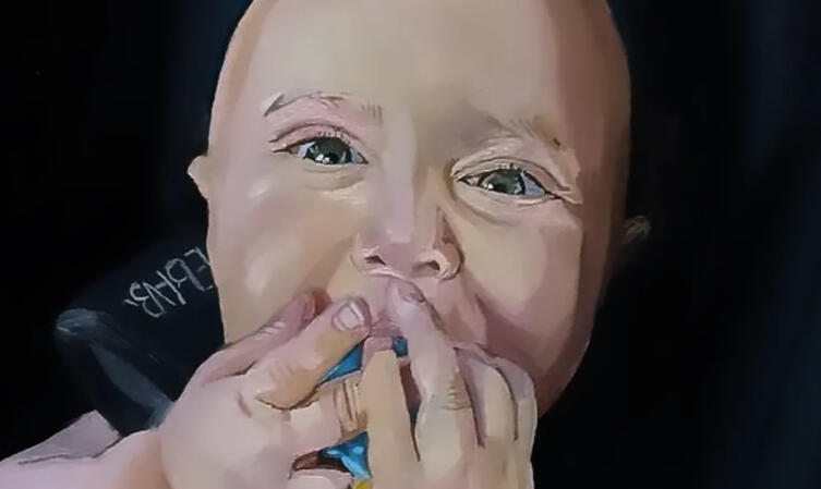 Óleo sobre papel kraft Pintura Óleo sobre encomenda de arte